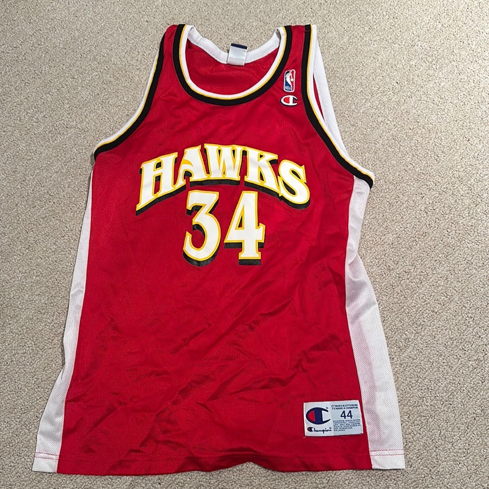 Isaiah Rider Atlanta Hawks 1999-2000 NBA Champion Jersey Large